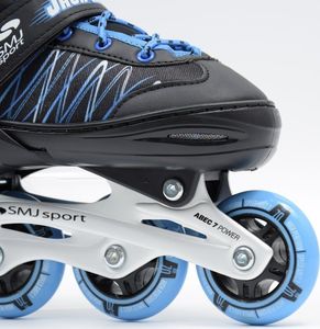 Rolki SMJ sport Jack z wymienną płozą regulowane czarne r. 34-37 7