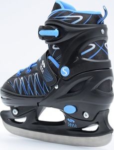 Rolki SMJ sport Jack z wymienną płozą regulowane czarne r. 34-37 10