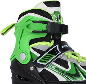 Rolki Nils Extreme NH18188 A z wymienną płozą regulowane zielone r. 39-43 6