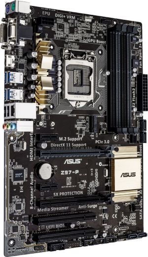 Płyta główna Asus Z97-P Z97 DualDDR3-1600, SATA3, RAID, HDMI, DVI, D-Sub, DP, ATX - (Z97-P) 2