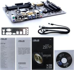 Płyta główna Asus Z97-P Z97 DualDDR3-1600, SATA3, RAID, HDMI, DVI, D-Sub, DP, ATX - (Z97-P) 5