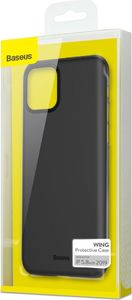 Baseus Baseus Wing Case ultracienkie etui pokrowiec iPhone 11 Pro czarny (WIAPIPH58S-A01) uniwersalny 17