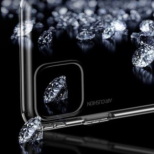 Baseus Baseus Safety Airbags elastyczny pokrowiec etui ze wzmocnionymi narożnikami iPhone 11 Pro Max przezroczysty (ARAPIPH65S-SF02) uniwersalny 12