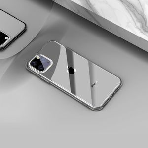 Baseus Baseus Simple Series Case przezroczyste żelowe etui iPhone 11 Pro Max czarny (ARAPIPH65S-01) uniwersalny 13