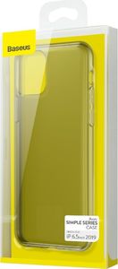 Baseus Baseus Simple Series Case przezroczyste żelowe etui iPhone 11 Pro Max czarny (ARAPIPH65S-01) uniwersalny 14