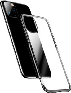 Baseus Baseus Glitter Case przezroczyste etui pokrowiec iPhone 11 Pro Max czarny (WIAPIPH65S-DW01) uniwersalny 1