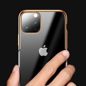 Baseus Baseus Glitter Case przezroczyste etui pokrowiec iPhone 11 Pro Max czarny (WIAPIPH65S-DW01) uniwersalny 13