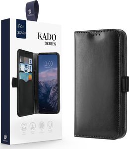 Dux Ducis Kado kabura etui portfel pokrowiec z klapką Samsung Galaxy A50 czarny uniwersalny 3