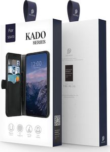 Dux Ducis Kado kabura etui portfel pokrowiec z klapką Samsung Galaxy A70 różowy uniwersalny 20