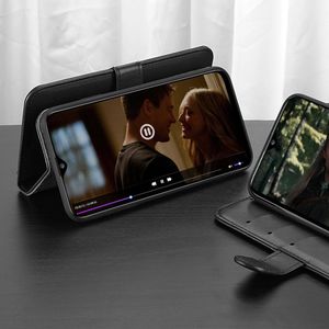 Dux Ducis Kado kabura etui portfel pokrowiec z klapką Samsung Galaxy A40 czarny uniwersalny 6