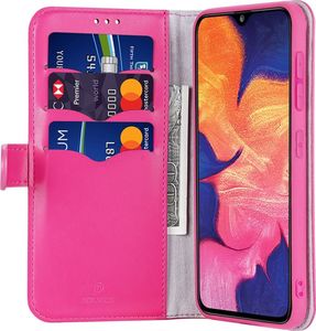 Dux Ducis Kado kabura etui portfel pokrowiec z klapką Samsung Galaxy A10 różowy uniwersalny 2