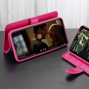 Dux Ducis Kado kabura etui portfel pokrowiec z klapką Samsung Galaxy A10 różowy uniwersalny 6