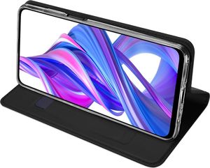 Dux Ducis Skin Pro kabura etui pokrowiec z klapką Honor 9X czarny uniwersalny 5