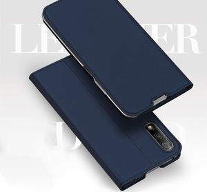 Dux Ducis Skin Pro kabura etui pokrowiec z klapką Honor 9X czarny uniwersalny 6
