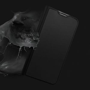 Dux Ducis Skin Pro kabura etui pokrowiec z klapką Honor 9X czarny uniwersalny 9