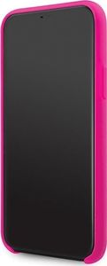 Guess Guess GUHCN65LS4GFU iPhone 11 Pro Max fuksja/fuchsia hard case Silicone 4G Tone On Tone uniwersalny 4
