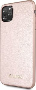 Guess Guess GUHCN65IGLRG iPhone 11 Pro Max różowo-złoty/rose gold hard case Iridescent uniwersalny 2