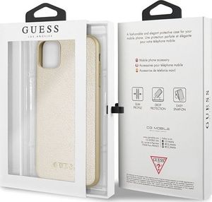 Guess Guess GUHCN65IGLGO iPhone 11 Pro Max złoty/gold hard case Iridescent uniwersalny 7
