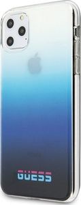 Guess Guess GUHCN65DGCNA iPhone 11 Pro Max niebieski/gradient blue hard case California uniwersalny 2