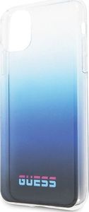 Guess Guess GUHCN65DGCNA iPhone 11 Pro Max niebieski/gradient blue hard case California uniwersalny 3
