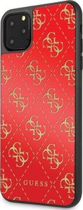 Guess Guess GUHCN654GGPRE iPhone 11 Pro Max czerwony/red hard case 4G Double Layer Glitter uniwersalny 2