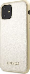 Guess Guess GUHCN61IGLGO iPhone 11 złoty/gold hard case Iridescent uniwersalny 2