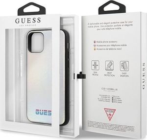 Guess Guess GUHCN61BLD iPhone 11 srebrny /silver hard case Iridescent uniwersalny 7