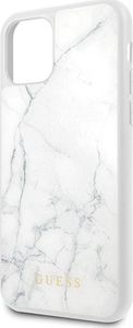 Guess Guess GUHCN58HYMAWH iPhone 11 Pro biały/white Marble uniwersalny 3