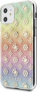 Guess Guess GUHCN61PEOML iPhone 11 multicolor hard case Iridescent 4G Peony uniwersalny 2