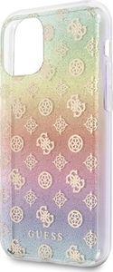 Guess Guess GUHCN61PEOML iPhone 11 multicolor hard case Iridescent 4G Peony uniwersalny 3