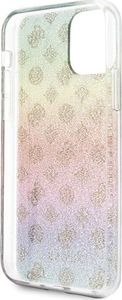 Guess Guess GUHCN61PEOML iPhone 11 multicolor hard case Iridescent 4G Peony uniwersalny 4