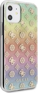 Guess Guess GUHCN61PEOML iPhone 11 multicolor hard case Iridescent 4G Peony uniwersalny 5