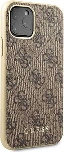 Guess Guess GUHCN58G4GB iPhone 11 Pro brązowy/brown hard case 4G Collection uniwersalny 5