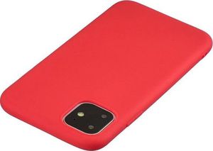 Hurtel Silicone Case elastyczne silikonowe etui pokrowiec iPhone 11 Pro czerwony uniwersalny 4