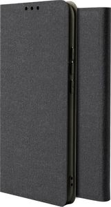 Hurtel Fabric Flip kabura etui pokrowiec z klapką Xiaomi Redmi Note 8 Pro czarny uniwersalny 1