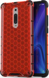 Hurtel Honeycomb etui pancerny pokrowiec z żelową ramką Xiaomi Mi 9T / Xiaomi Mi 9T Pro czerwony uniwersalny 1