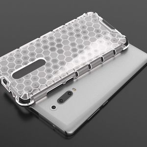 Hurtel Honeycomb etui pancerny pokrowiec z żelową ramką Xiaomi Mi 9T / Xiaomi Mi 9T Pro czerwony uniwersalny 2