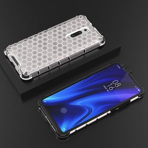 Hurtel Honeycomb etui pancerny pokrowiec z żelową ramką Xiaomi Mi 9T / Xiaomi Mi 9T Pro przezroczysty uniwersalny 9