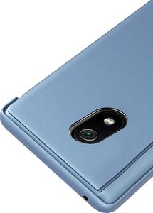 Hurtel Clear View Case futerał etui z klapką Xiaomi Redmi 8A różowy uniwersalny 7