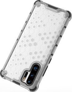 Hurtel Honeycomb etui pancerny pokrowiec z żelową ramką Huawei P30 Pro przezroczysty uniwersalny 2