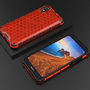 Hurtel Honeycomb etui pancerny pokrowiec z żelową ramką Xiaomi Redmi 7A czerwony uniwersalny 11
