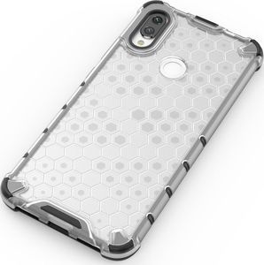 Hurtel Honeycomb etui pancerny pokrowiec z żelową ramką Xiaomi Redmi Note 7 przezroczysty uniwersalny 3