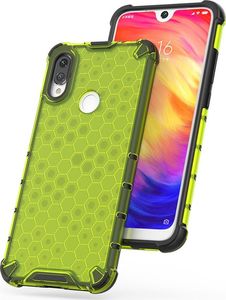 Hurtel Honeycomb etui pancerny pokrowiec z żelową ramką Xiaomi Redmi Note 7 przezroczysty uniwersalny 6