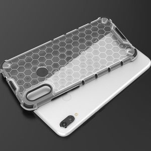 Hurtel Honeycomb etui pancerny pokrowiec z żelową ramką Xiaomi Redmi Note 7 przezroczysty uniwersalny 8