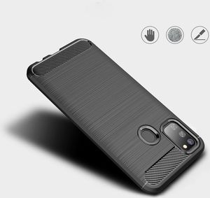 Hurtel Carbon Case etui Samsung Galaxy M30s czarne 4