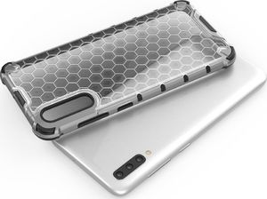 Hurtel Honeycomb etui pancerny pokrowiec z żelową ramką Samsung Galaxy A70 zielony uniwersalny 5