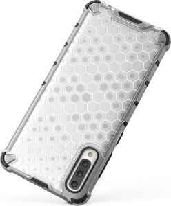 Hurtel Honeycomb etui pancerny pokrowiec z żelową ramką Samsung Galaxy A70 zielony uniwersalny 8