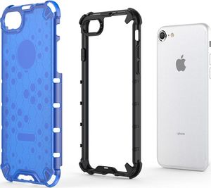 Hurtel Honeycomb etui pancerny pokrowiec z żelową ramką iPhone 8 / iPhone 7 zielony uniwersalny 4