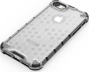 Hurtel Honeycomb etui pancerny pokrowiec z żelową ramką iPhone 8 / iPhone 7 zielony uniwersalny 6