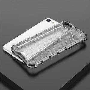 Hurtel Honeycomb etui pancerny pokrowiec z żelową ramką iPhone 8 / iPhone 7 zielony uniwersalny 9